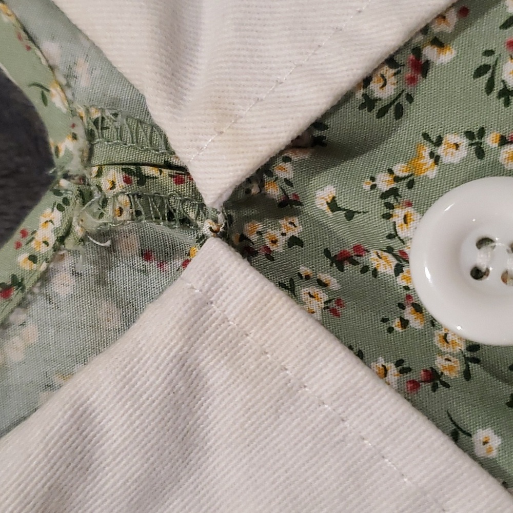 Vintage modcloth Peter pan collar floral dress size s/m - Picture 8 of 8